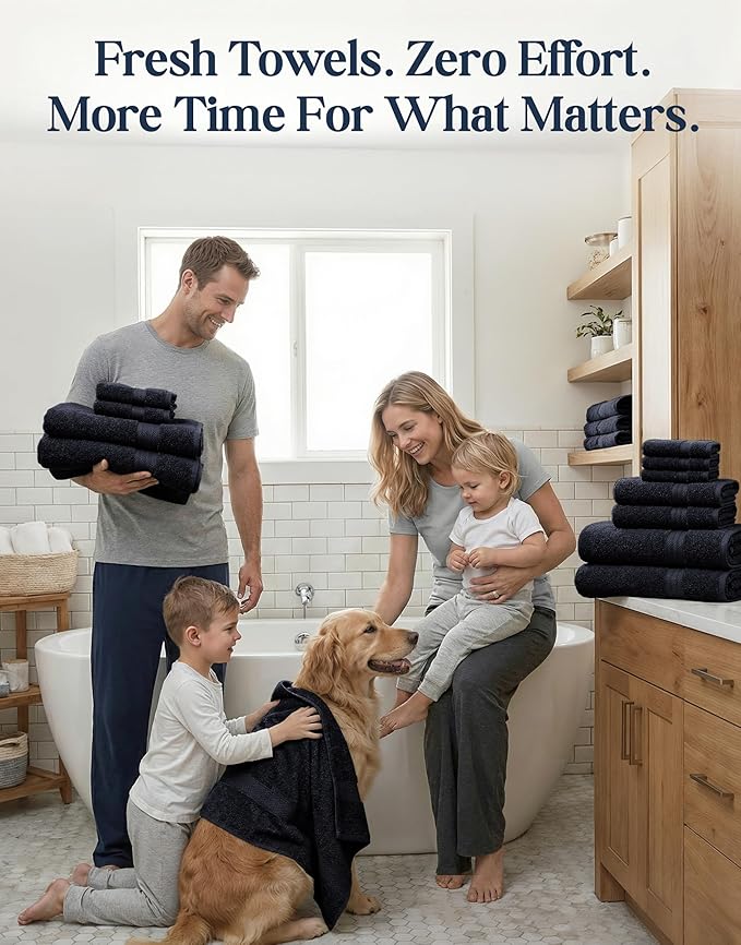 Lane Linen Bathroom Towels Sets