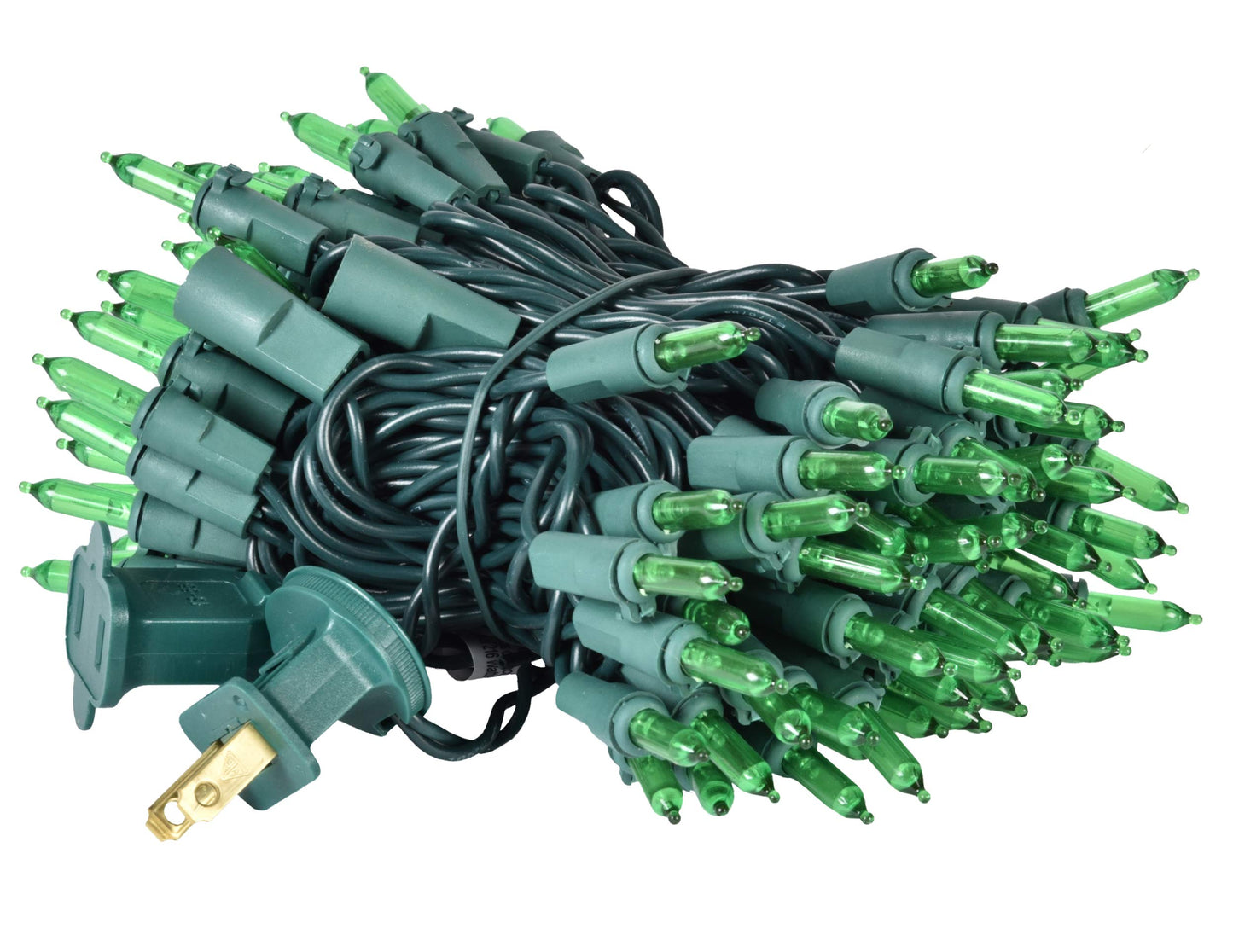 Holiday Essence 100 LED Green St Patrick's Day Christmas String Lights, 26.9 Ft Green Wire String Lights for Indoor and Outdoor Decorative Use Patio and Tree Décor UL Certified