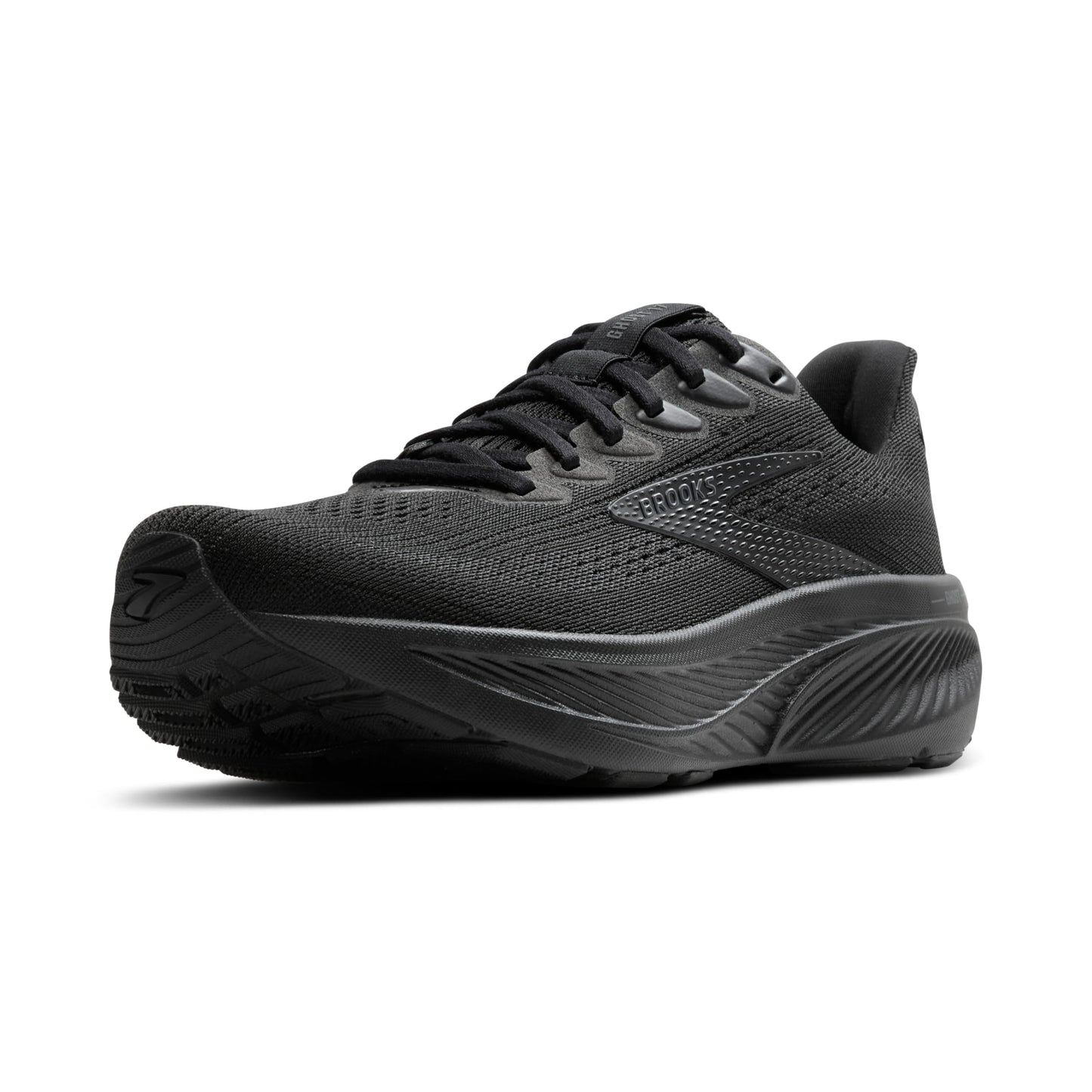 Brooks Women’s Ghost 17 Neutral Running Shoe - Black/Black/Ebony - 11 Wide