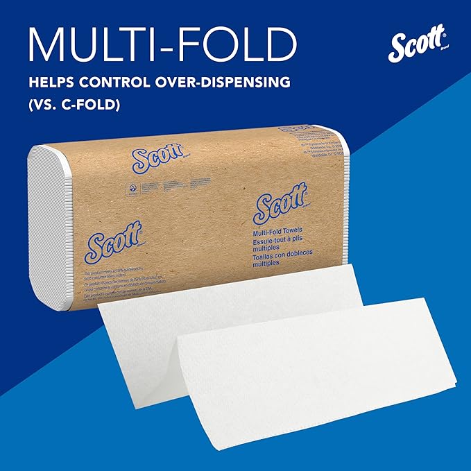 Scott Professional Universal Multifold Paper Towels, Absorbency Pockets