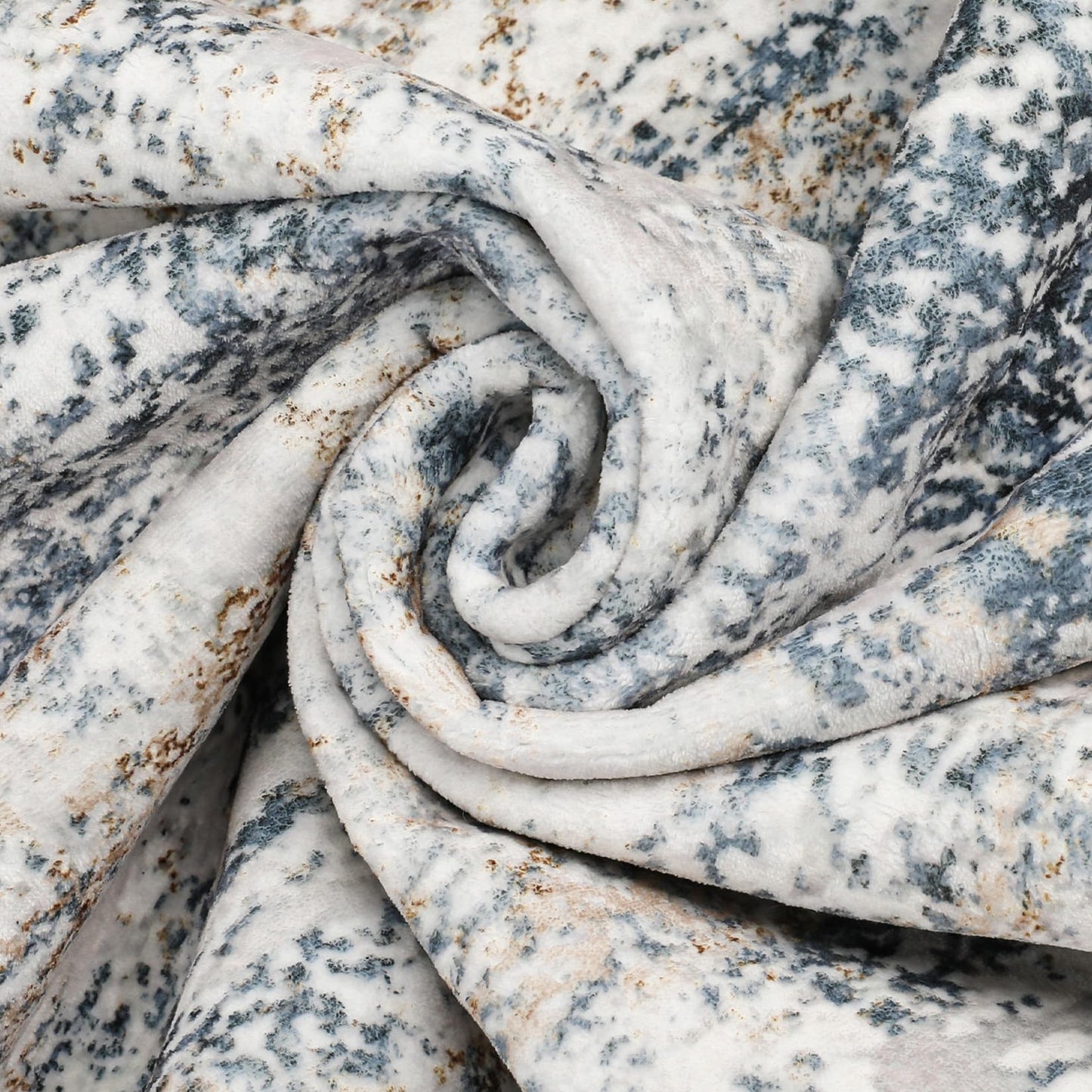 DMOYEST Square Area Rug Living Room Rugs - 6x6 Washable Large Soft Indoor Neutral Modern Abstract Low Pile Rug Carpet for Bedroom Dining Room Farmhouse Home Office - Beige Blue