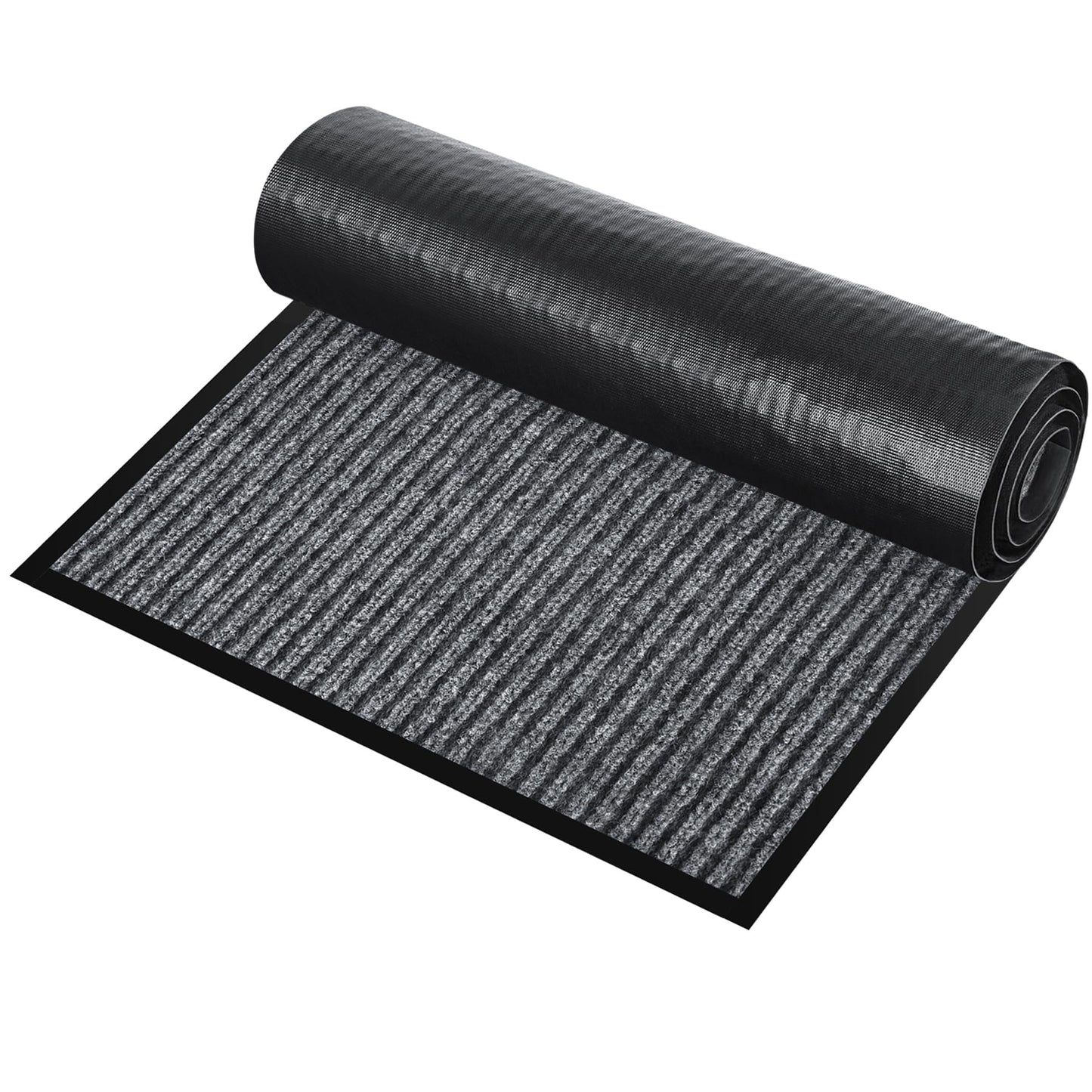ToLanbbt Commercial Floor Mat 1.47' x 2.3' Front Door Mat Extra Large, Industrial Hallway Runner Rug Heavy Duty Outdoor Indoor Utility Mat Low Profile Entryway Carpet Non Slip Backing for Home Office
