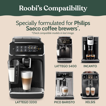Roobi Compatible Philips Water Filters. Specially Designed for Philips Coffee Machines, Carbon Neutral Aqua Clean Water Filters. 2 Pack, 6 Months Supply.