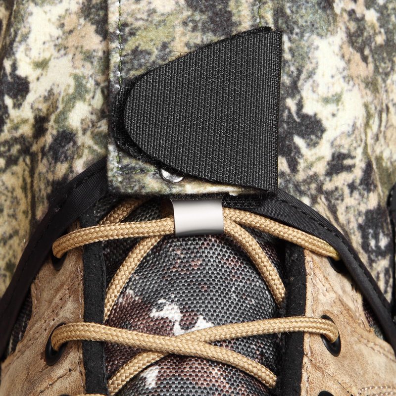 QOGIR Hunting Gaiters Boot Gaiters, Durable Leg Gaiters for Hunting, Waterproof Hiking Gaiters with Upgraded Rubber Foot Strap, Adjustable Snow Boot Gaiters for Hiking, Hunting, and More (Medium)