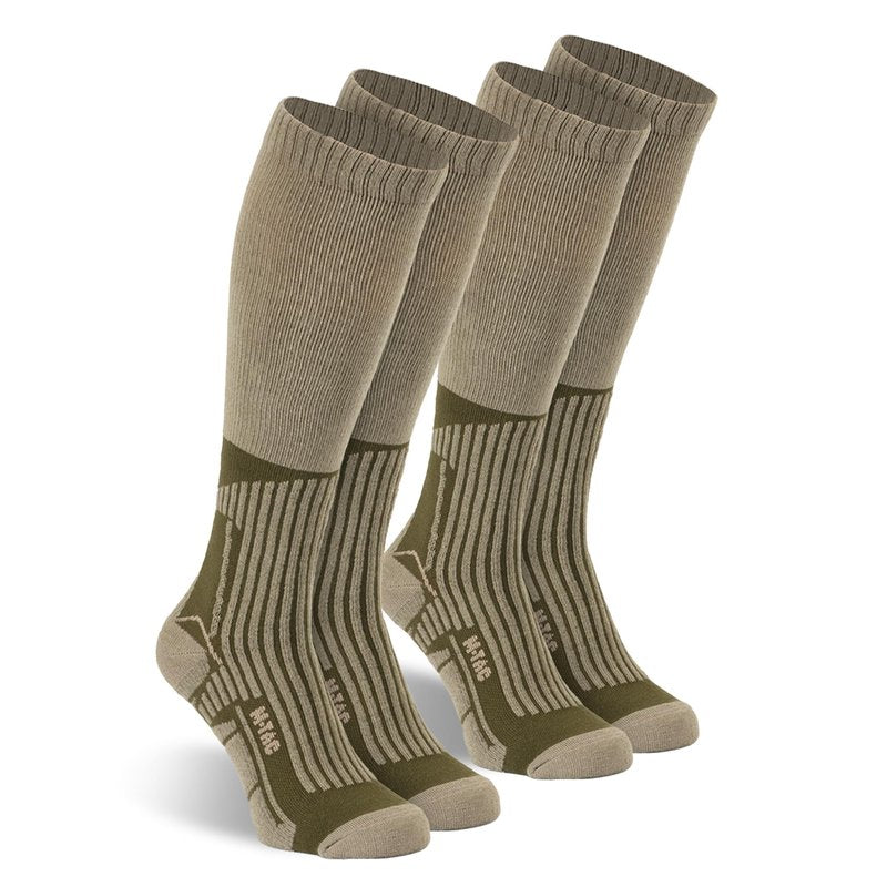 M-Tac Knee High Tactical Socks 2 Pack - Military Lightweight Coolmax Moisture Wicking Army Combat Socks (OCP, M)