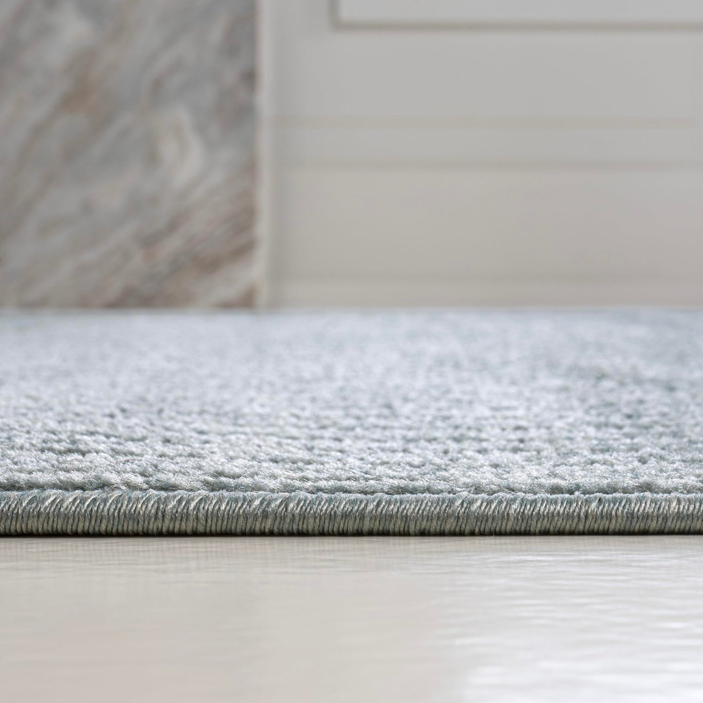 JONATHAN Y Nordby High-Low Arch Striped Light Blue/Cream Indoor/Outdoor Runner Rug, 2x8, for Patio, Backyard, Living Room, Bedroom, Office, Hose-Washable (SCN104F-28)
