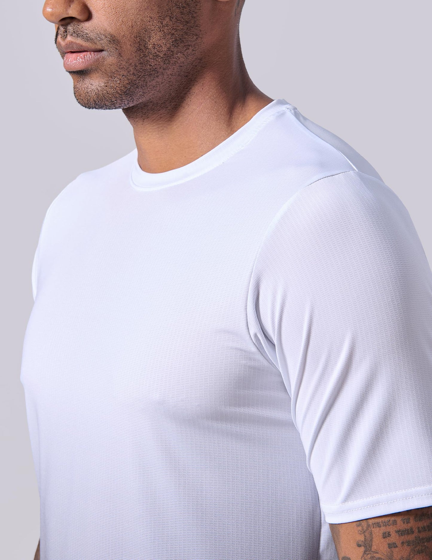 5 Pack Men’s Active Quick Dry Crew Neck T Shirts | Athletic Running Gym Workout Short Sleeve Tee Tops Bulk (Set 14, 5X-Large) White