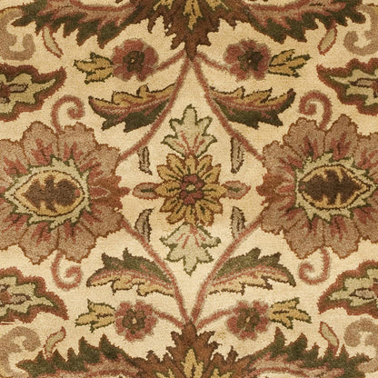 SAFAVIEH Classic Collection 7'6" x 9'6" Oval Cream / Cream CL239A Handmade Traditional Oriental Premium Wool Area Rug