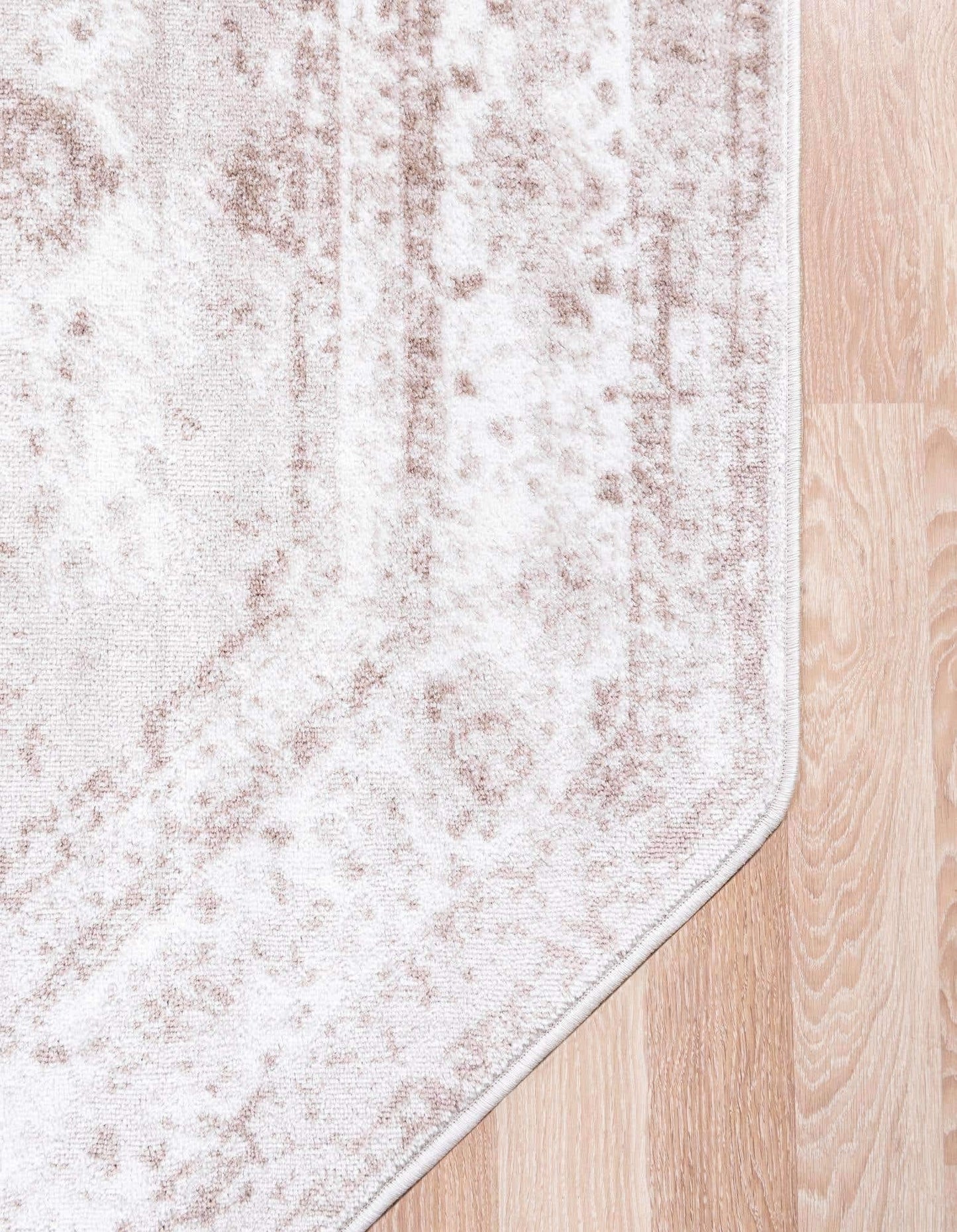 Unique Loom Sofia Collection Area Rug - Salle Garnier (4' Octagon, Beige/ Ivory)