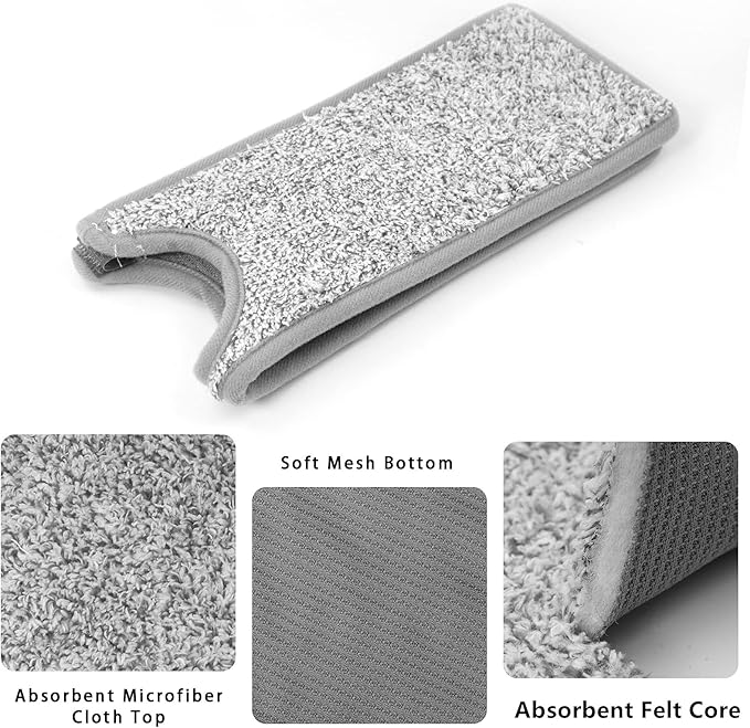 3 Pack Faucet Mat Splash Guard for Kitchen Sink, 18.5 x 4 Inch Faucet Handle