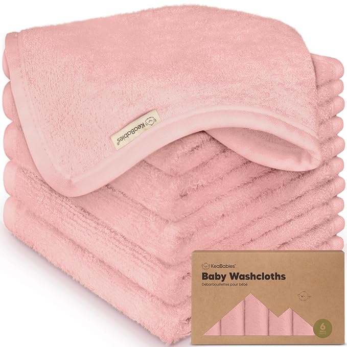 6-Pack Baby Washcloths