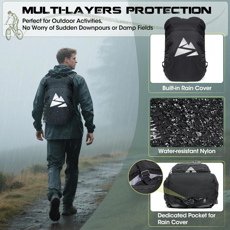 Hydration Backpack - 18L Lightweight Insulated Water Bladder Pack for Hiking, Running & Cycling