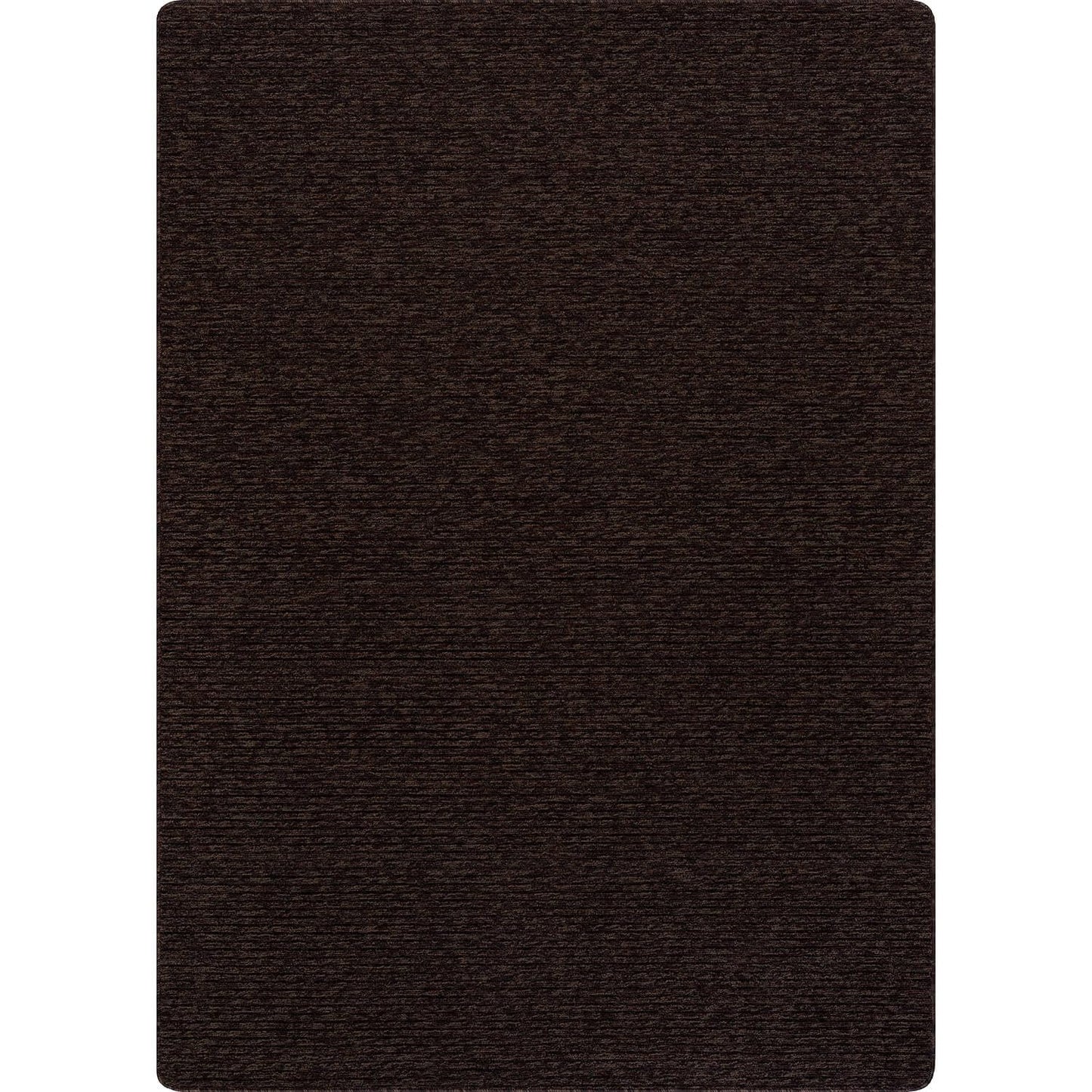 Luul Home Non Slip Brown Solid Rubber Back Thin Rug for Living Room 5x7 Area Rugs for Kitchen, Rugs for Bedroom, Stain Resistant Easy Cleaning Non Shedding Carpet Brown 5 x 7