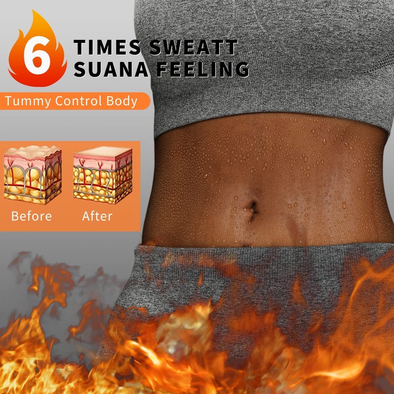 huiming Sauna Suit Waist Trimmer for Women Waist Trainer sweat band for stomach Belt Lower Belly Plus Size (Black, L/XL-1)