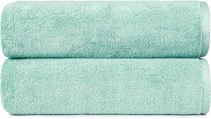 Amazon Basics Quick-Dry Lightweight Moisture Absorbing Bath Towel, 100% Cotton