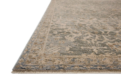 Loloi Magnolia Home by Joanna Gaines Junie Collection JUE-01 Blue/Natural 9'-6" x 13', .38" Pile Height, Area Rug