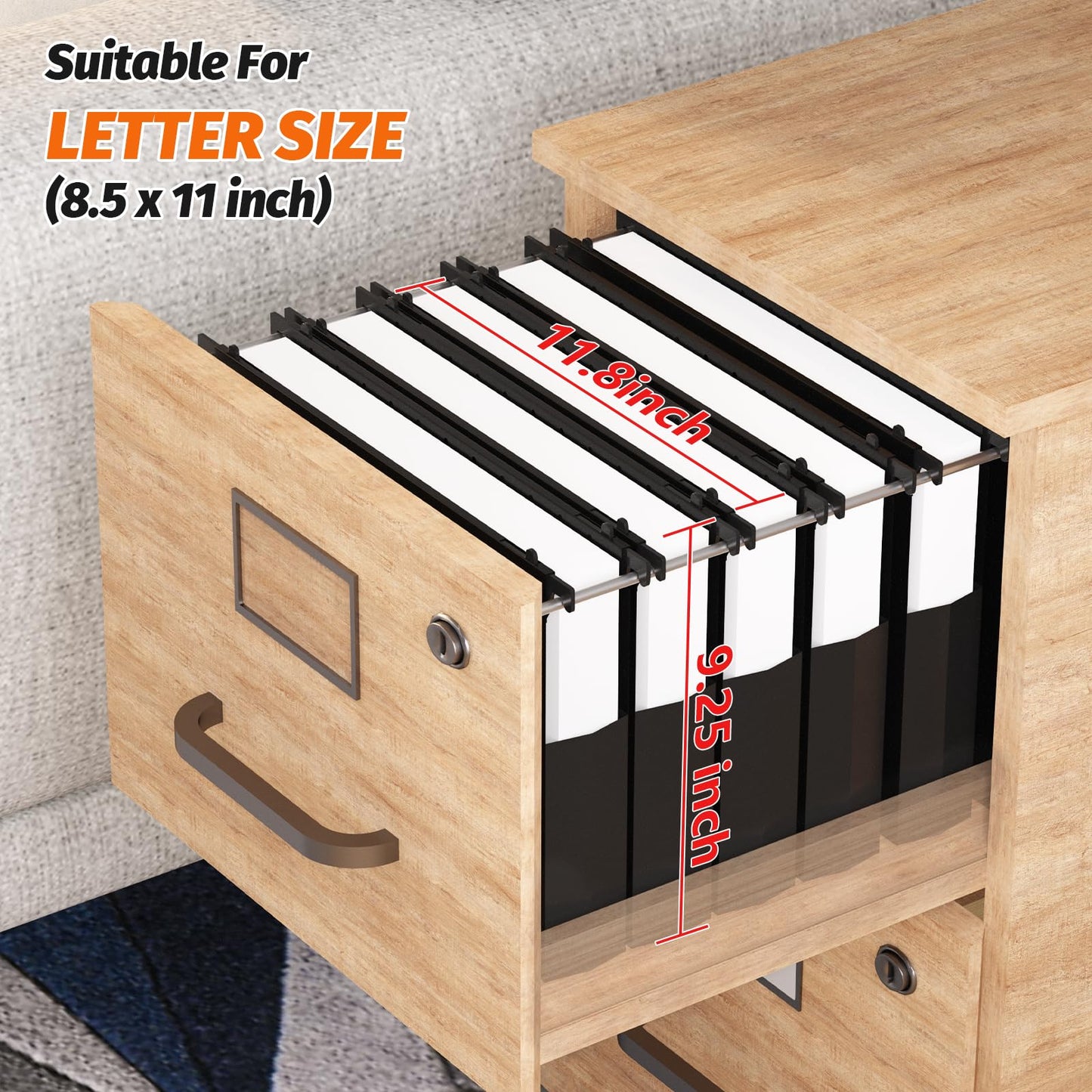 Shutex Extra Capacity Plastic Hanging File Folders,12 Pack Reinforced Hang Folders Letter Size,Accordian Pocket,Heavy Duty 2 Inch Expansion,Hard Hanging Folder Organizer for Office Home,Black
