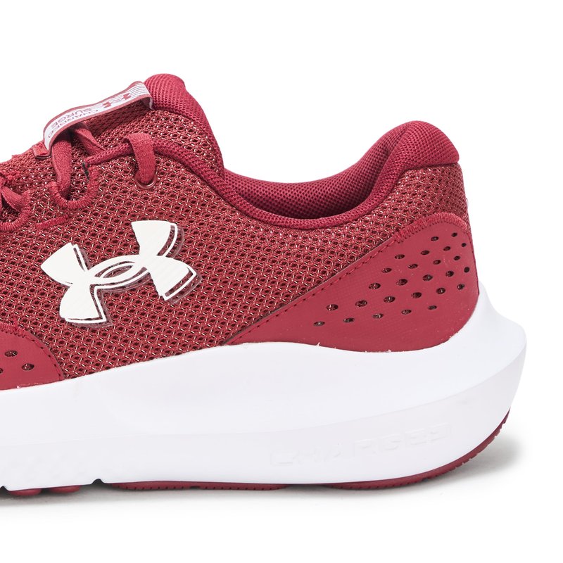 Under Armour Men's Charged Surge 4, (625) Cardinal/Cardinal/White, 4.5, US