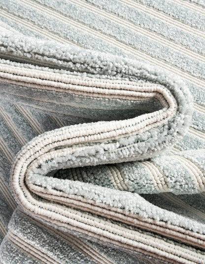 Rugs.com Sabrina Soto Outdoor Collection Rug – 4x6 Light Blue Medium-Pile Rug Perfect for Entryways, Kitchens, Breakfast Nooks, Accent Pieces