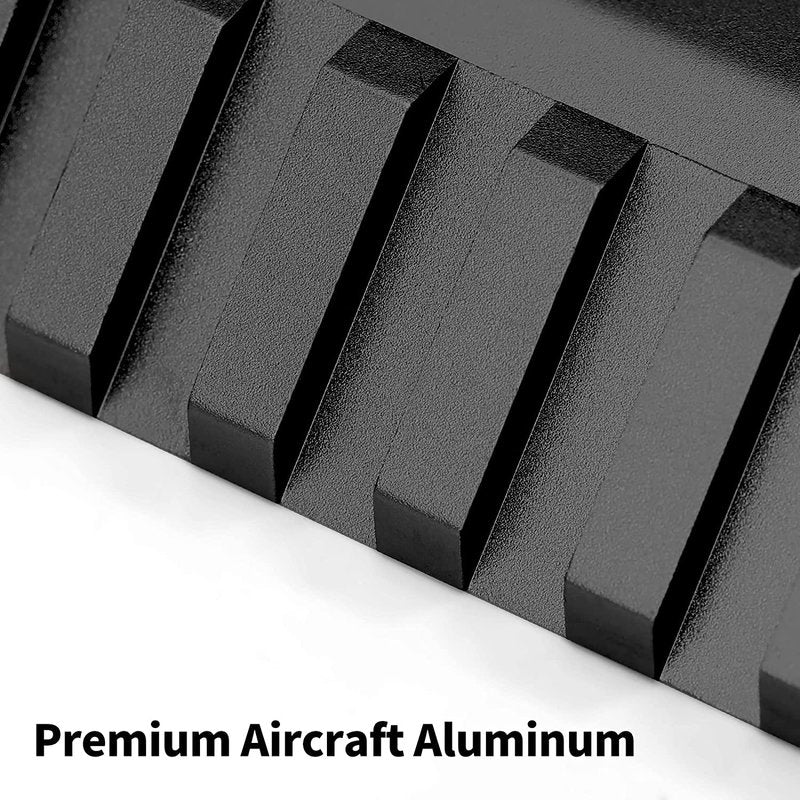 Bontok Picatinny Offset Rail Mounts, 45 Degree Picatinny Offset Aluminum Rail Low Profile Mount for lashlight Laser Sights Optics