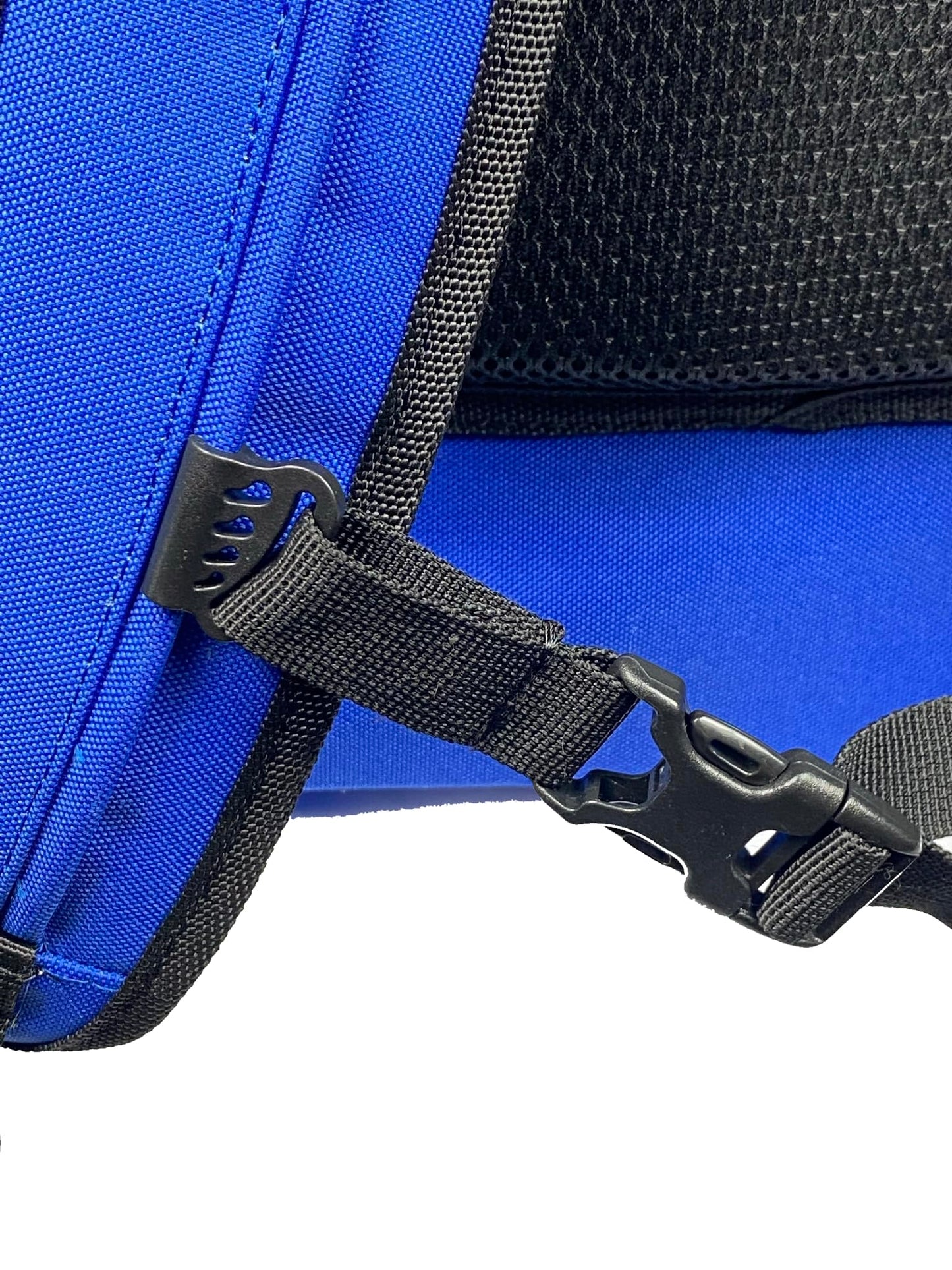 PUFFERFISH 35L Waterproof Roll-Top Beach Backpack - Sandproof Dry Bag Daypack for Beach, Pool, Boat & Travel - Padded Back & Straps, Multiple Pockets, Recycled Plastic, Blue