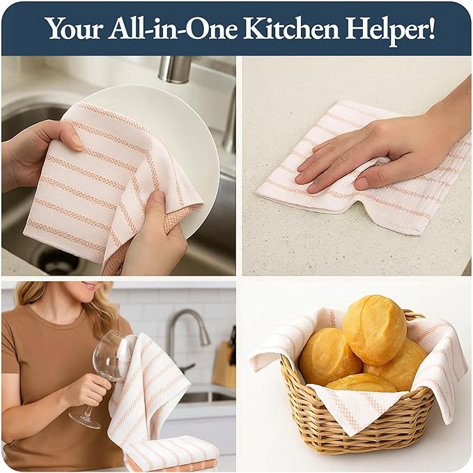 LANE LINEN Kitchen Towels Set