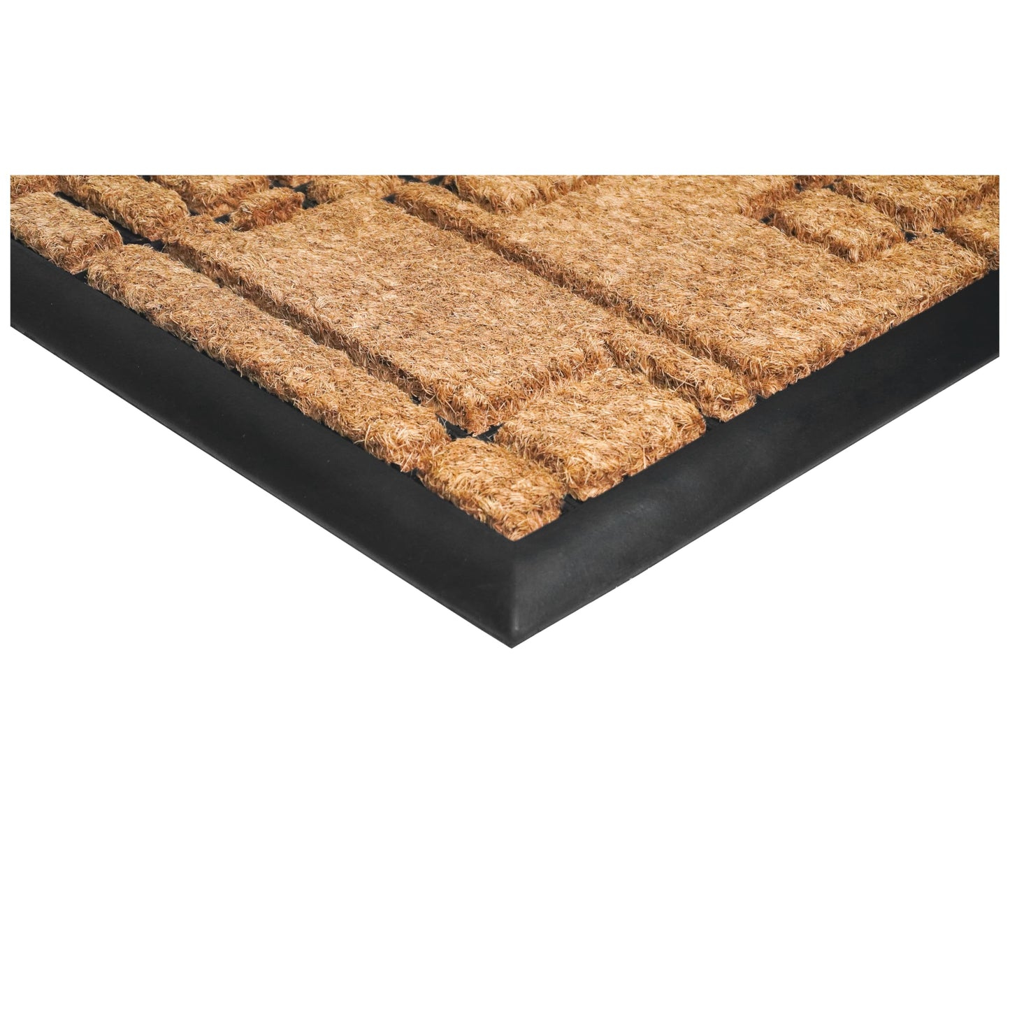 Calloway Mills 153652436 Social Square Doormat, 24" x 36", Natural/Black