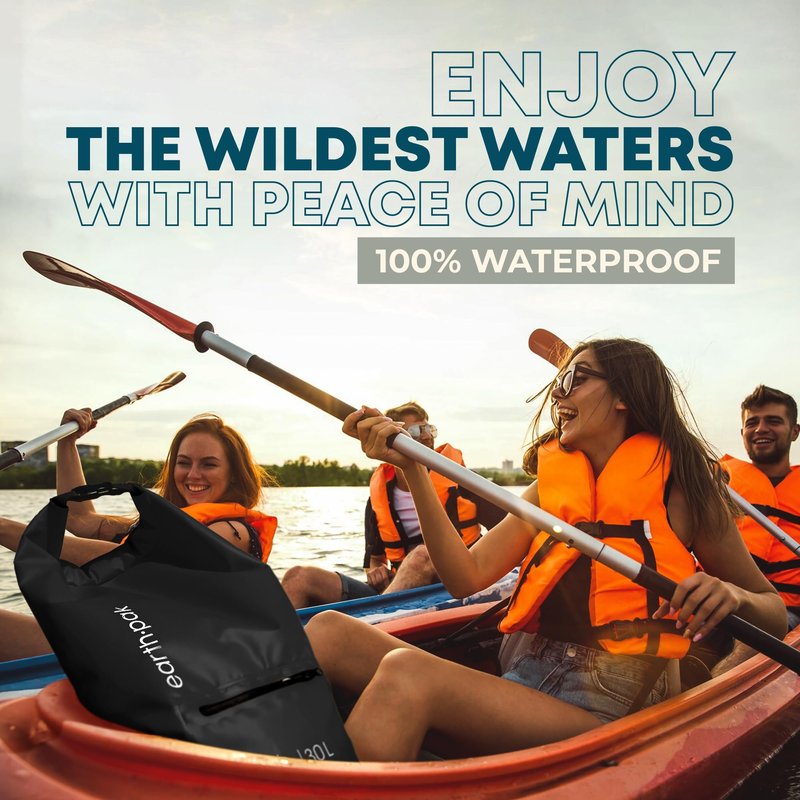 Earth Pak Waterproof Dry Bag with Zippered Pocket - Waterproof Dry Bag Backpack Keeps Gear Dry Kayak - Waterproof Phone Case