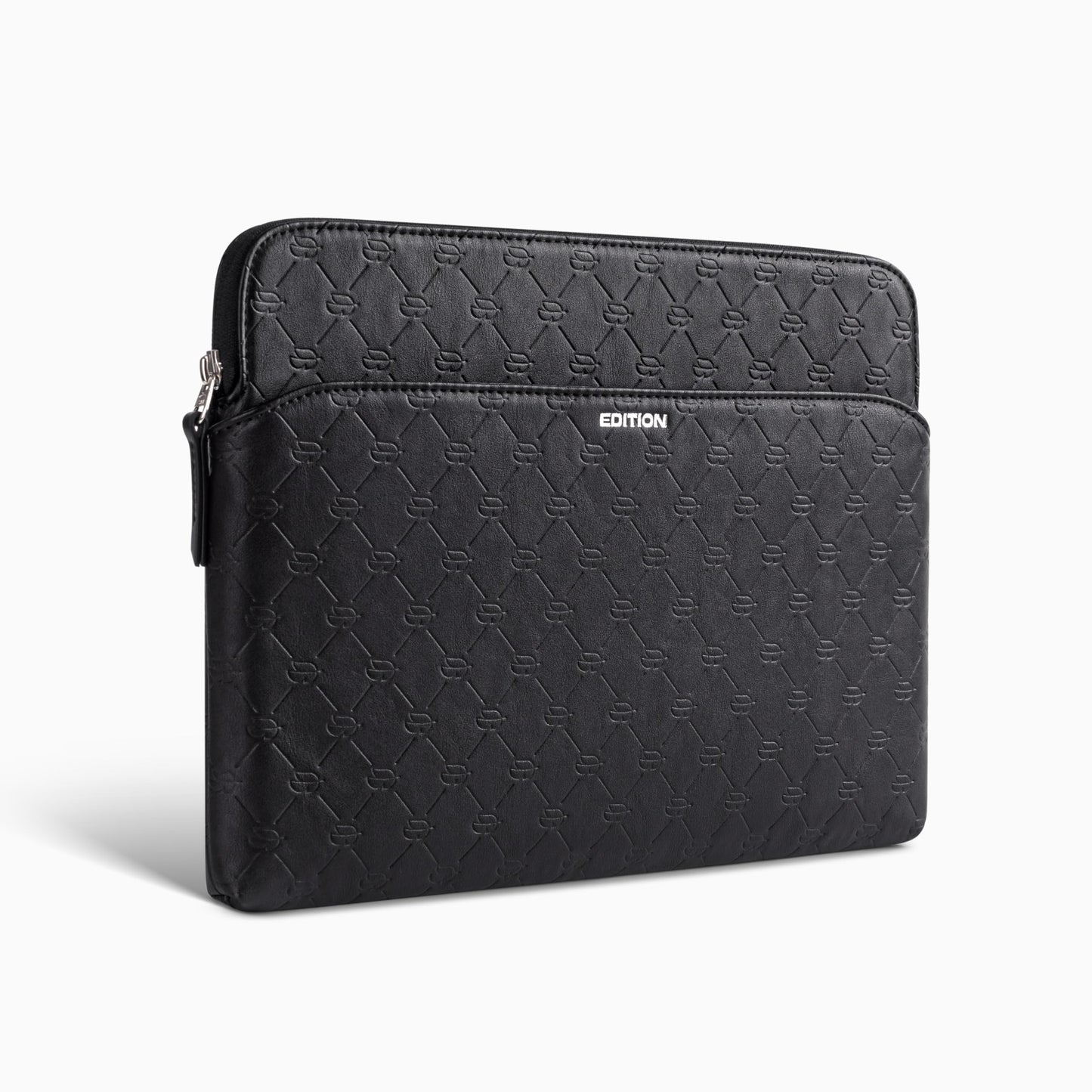 Comfyable x Edition Tablet Sleeve 11 Inch, Compatible with 11" iPad Air/Pro M4 2026, Smart/Magic Keyboard with Pencil Holder, Faux Leather Case with a Front Zip Pocket for Men Women, Black