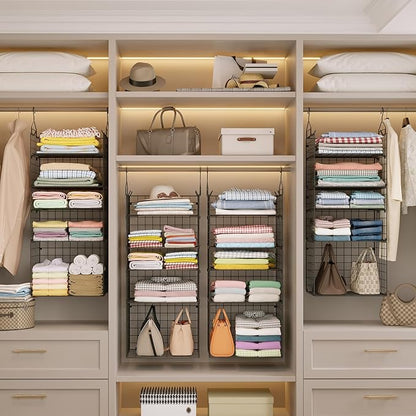 X-cosrack Closet Hanging Organizer Shelves