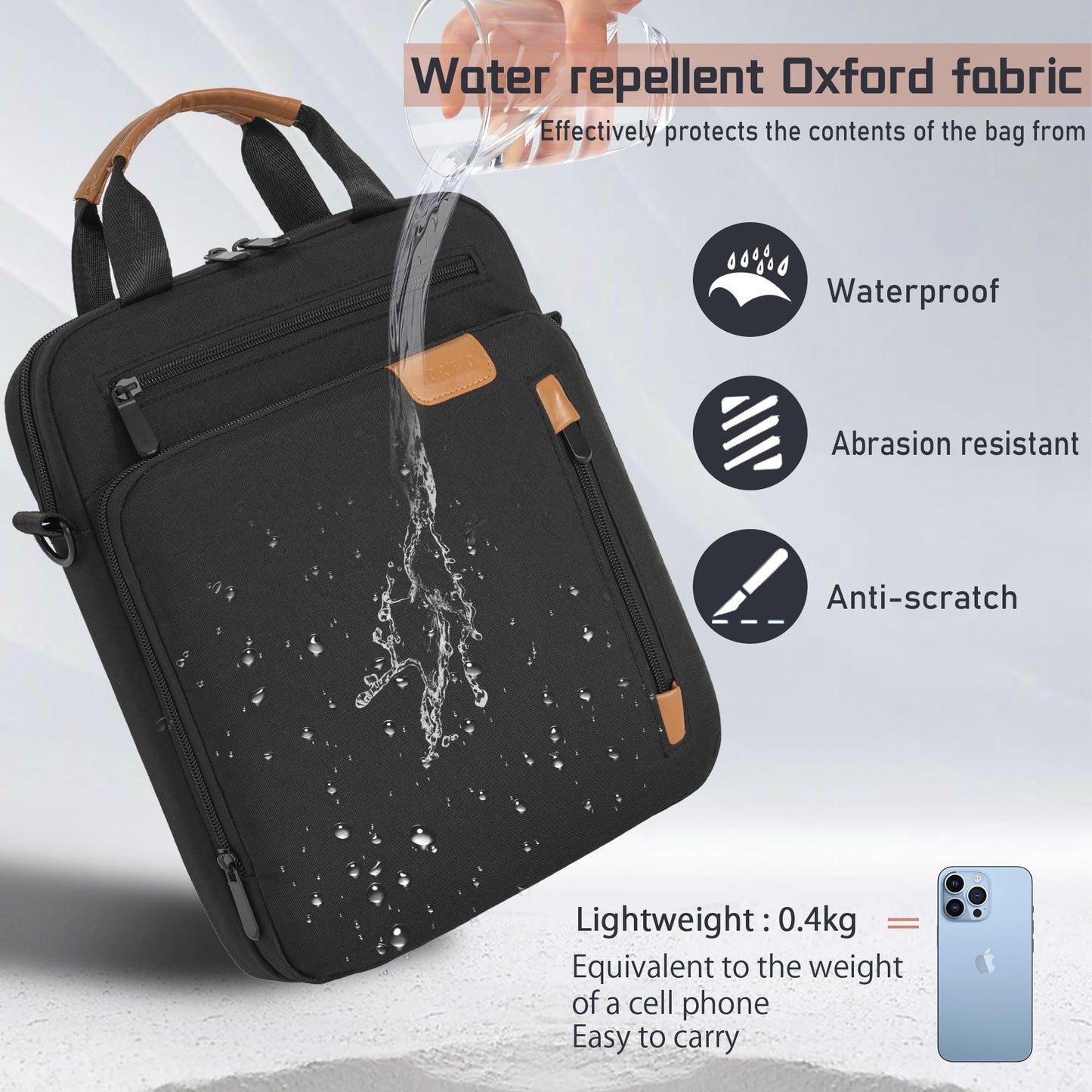 15 inch Laptop Sleeve Bag,Padded Protective Travel Carrying Case for New 15"/15.3" MacBook Air M5 M4 M3 M2 2026-2023,Dell XPS 15 Plus,15 Inch Surface Laptop 7/6/5/4/3,Galaxy Tab S9 Utra 14.6"