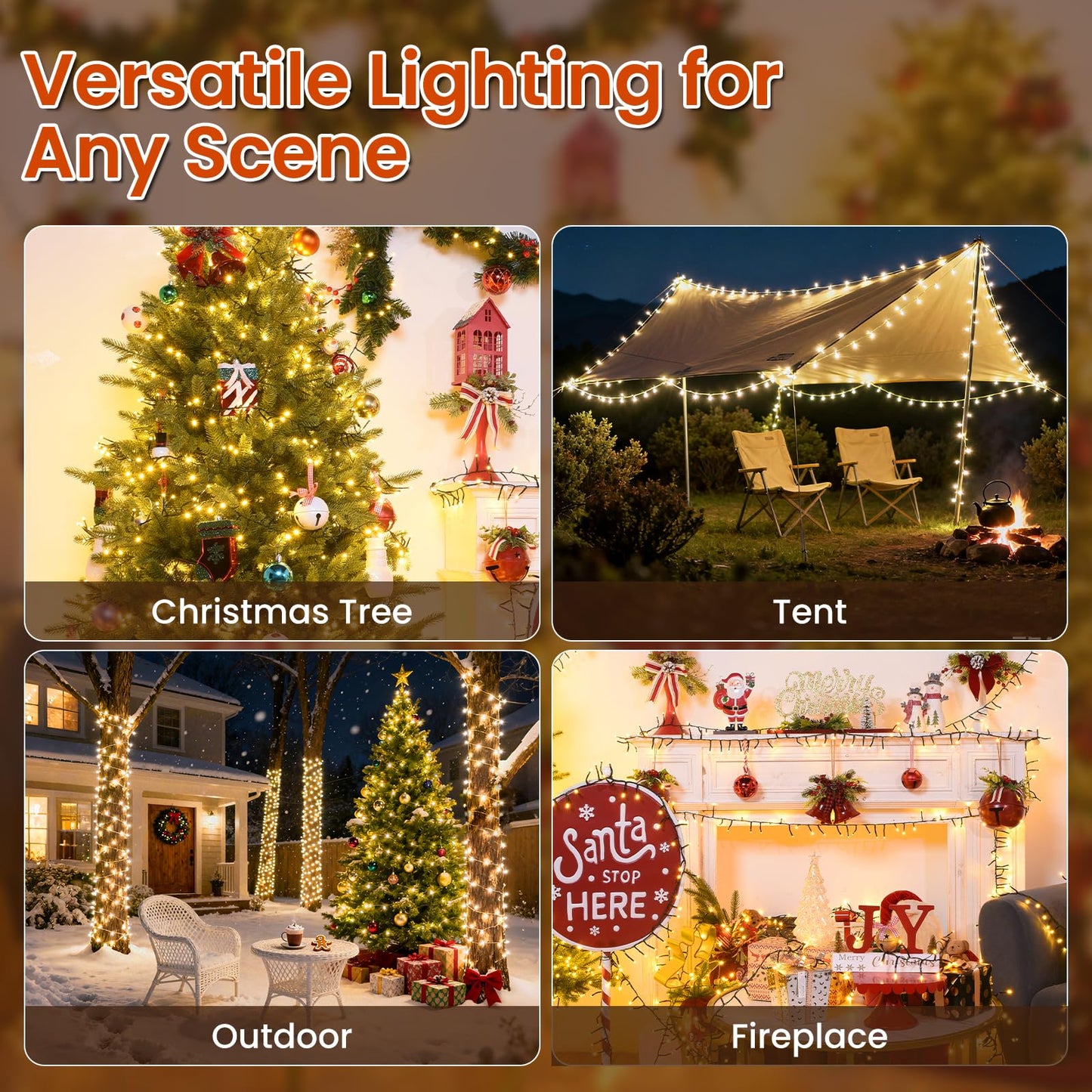 Cluster Lights Christmas 2000 Led Fairy Lights Green Wire 158FT Twinkle Lights with Remote 8 Modes String Lights Timer Plug in Firecracker Fairy Light for Outdoor Valentines Day Decorations,Warm White