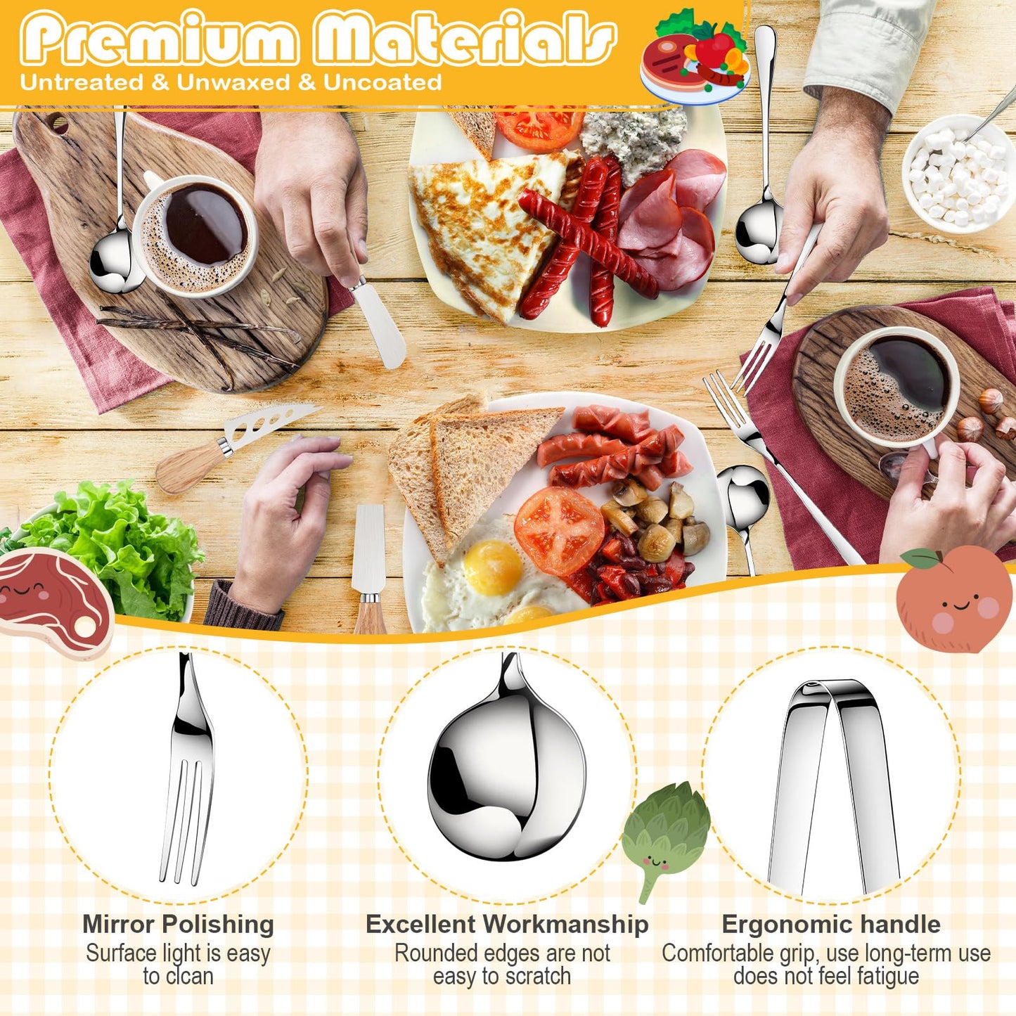 Widecook 530 Pcs Charcuterie Board Accessories Cheese Butter Spreader Knife Set Butcher Paper Roll Serving Tongs Forks Spoons Dipping Bowls Dippers Cocktail Picks for Party Wedding Christmas (Silver)