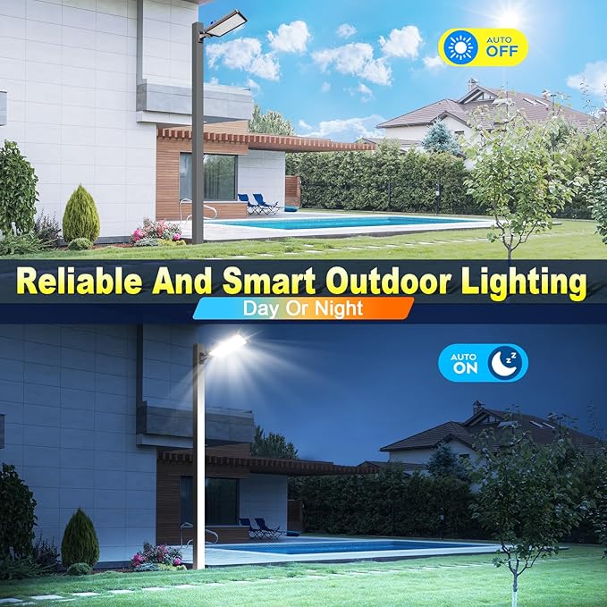 350W Parking Lot Light LED, 52500LM 5000K Super Bright Dusk to Dawn Commercial Shoebox Lights Outdoor IP65 Waterproof Adjustable Heavy-Duty Street Floodlight Security Area Stadium Lighting