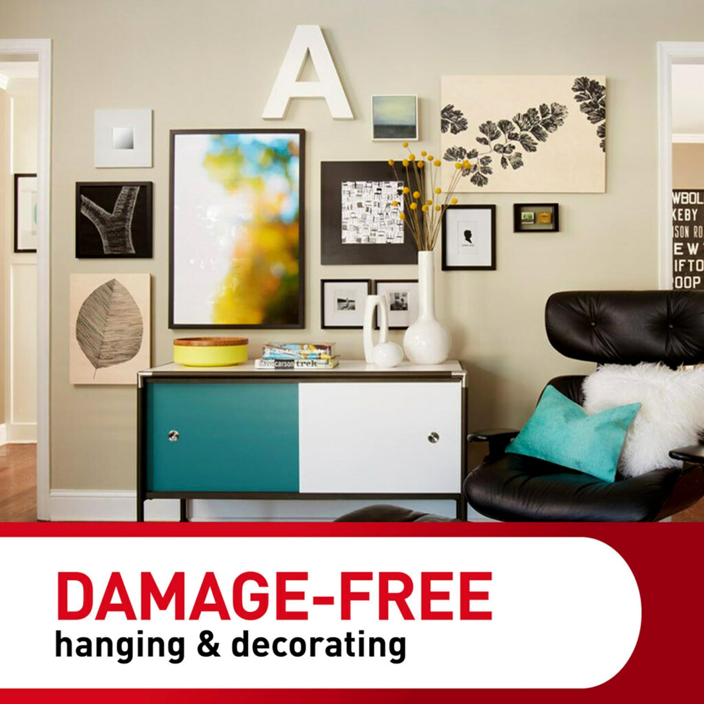 Command 15 lb Large Picture Hanging Strips 14 Pairs (28 Command Strips), Damage-Free Hanging Picture Hangers, No Tools Wall Hanger for Home Decor, White Adhesive