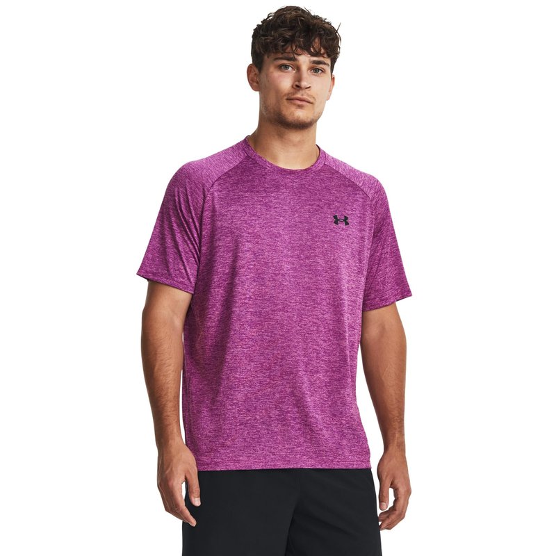 Under Armour Men's Tech 2.0 Short-Sleeve T-Shirt, (573) Mystic Magenta / / Black, 4X-Large Tall