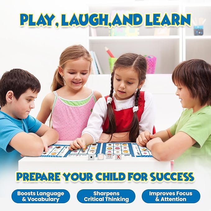 Bingo Style Game Targeting Descriptive Language Sentence Structure and Ability to Follow Multi-Component Directions