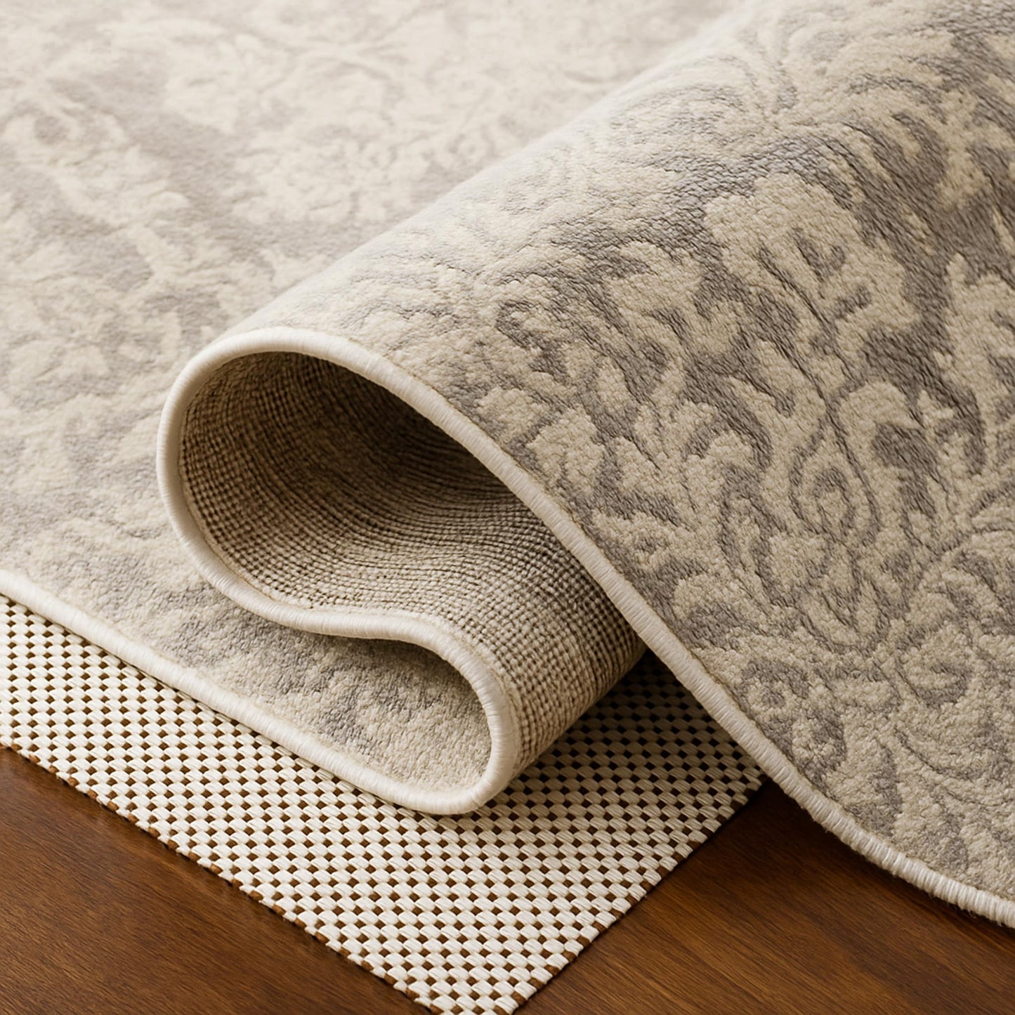 Rug Branch Rug Pad 8' x 11' for Area Rugs, Extra Strong Rug Pad Gripper, Grips Keep Area Rugs in Place, Skid Resistant Pads for Hard & Soft Floors, Under Carpet Mat and Hardwood Floor Protection