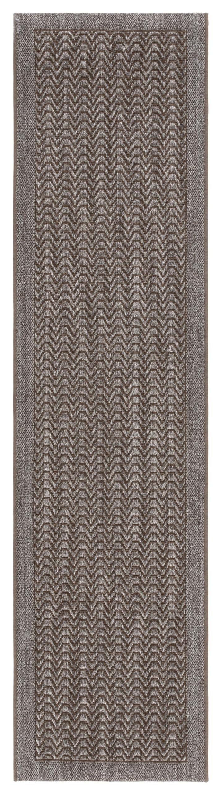 SAFAVIEH Palm Beach Collection Runner Rug - 2'3" x 10', Silver, Sisal & Jute Design, Ideal for High Traffic Areas in Living Room, Bedroom (PAB321D)