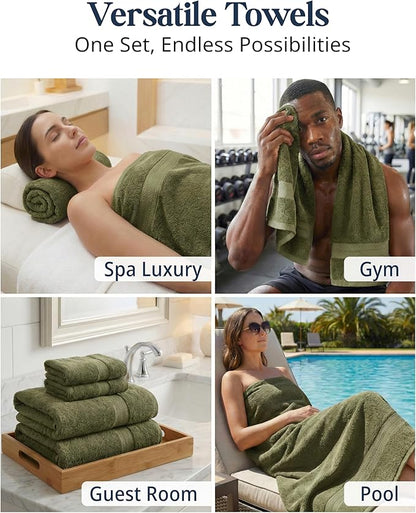 LANE LINEN Cotton Towels for Bathroom