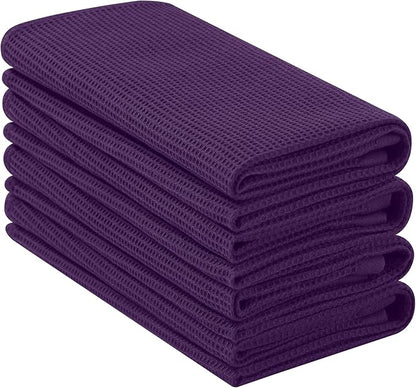 Homaxy 100% Cotton Waffle Weave Kitchen Towels