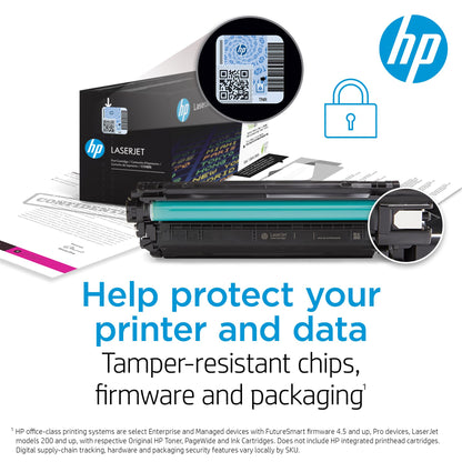 HP 206X Yellow High-yield Toner Cartridge | Works with HP Color LaserJet Pro M255, HP Color LaserJet Pro MFP M282, M283 Series | W2112X