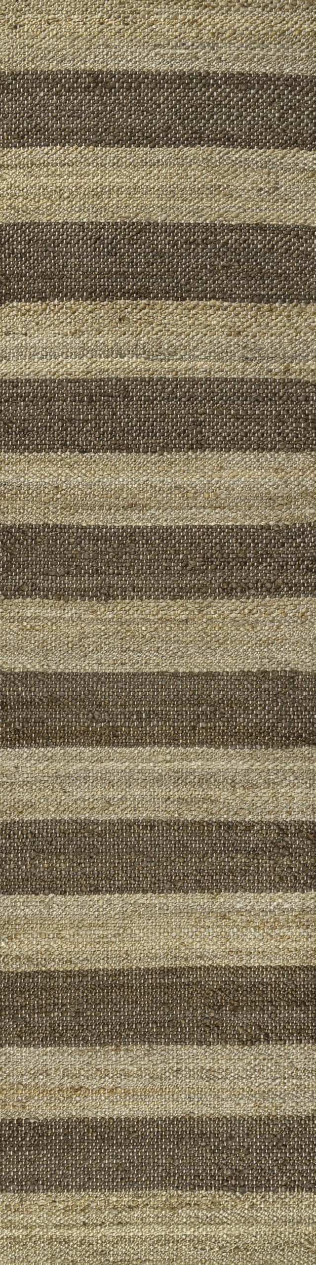 JONATHAN Y Jayden Woven Jute Stripe Natural/Brown Runner Rug, 2x10, Rustic, Farmhouse, Traditional, Lodge, Easy-Cleaning for Living Room, Bedroom, Kitchen, Non-Shedding (NRF202A-210)