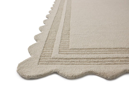 Loloi Chris Loves Julia Scottie Collection SCO-01 Ivory/Grey 2'-3" x 3'-9", .87" Pile Height, Runner Rug