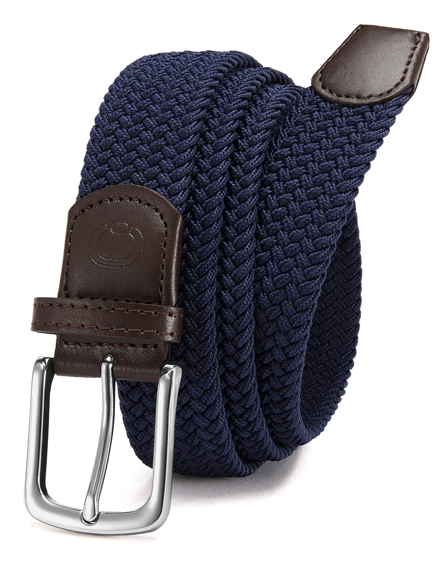 CHAOREN Stretch Mens Belt - Braided Elastic Golf Belt for Men 1 3/8"- Fits Casual Jeans & Shorts