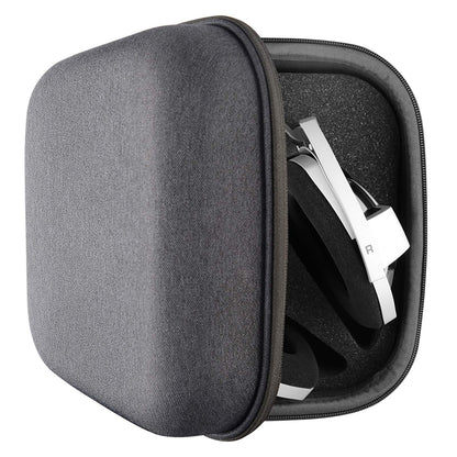 Geekria Shield Headphones Case Compatible with Sennheiser HD800S, HD800, HD820, HD700, HD660s2, HD650, PXC550 II, Replacement Hard Shell Travel Carrying Bag with Cable Storage (Dark Grey)