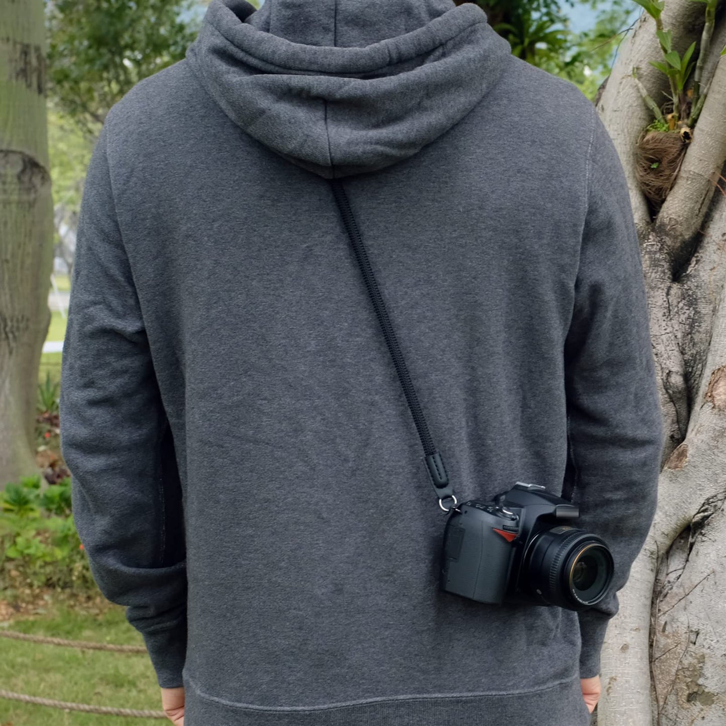 VKO Vintage Camera Neck Strap,Nylon Rope Camera Shoulder Straps for Photographers Film DSLR Black
