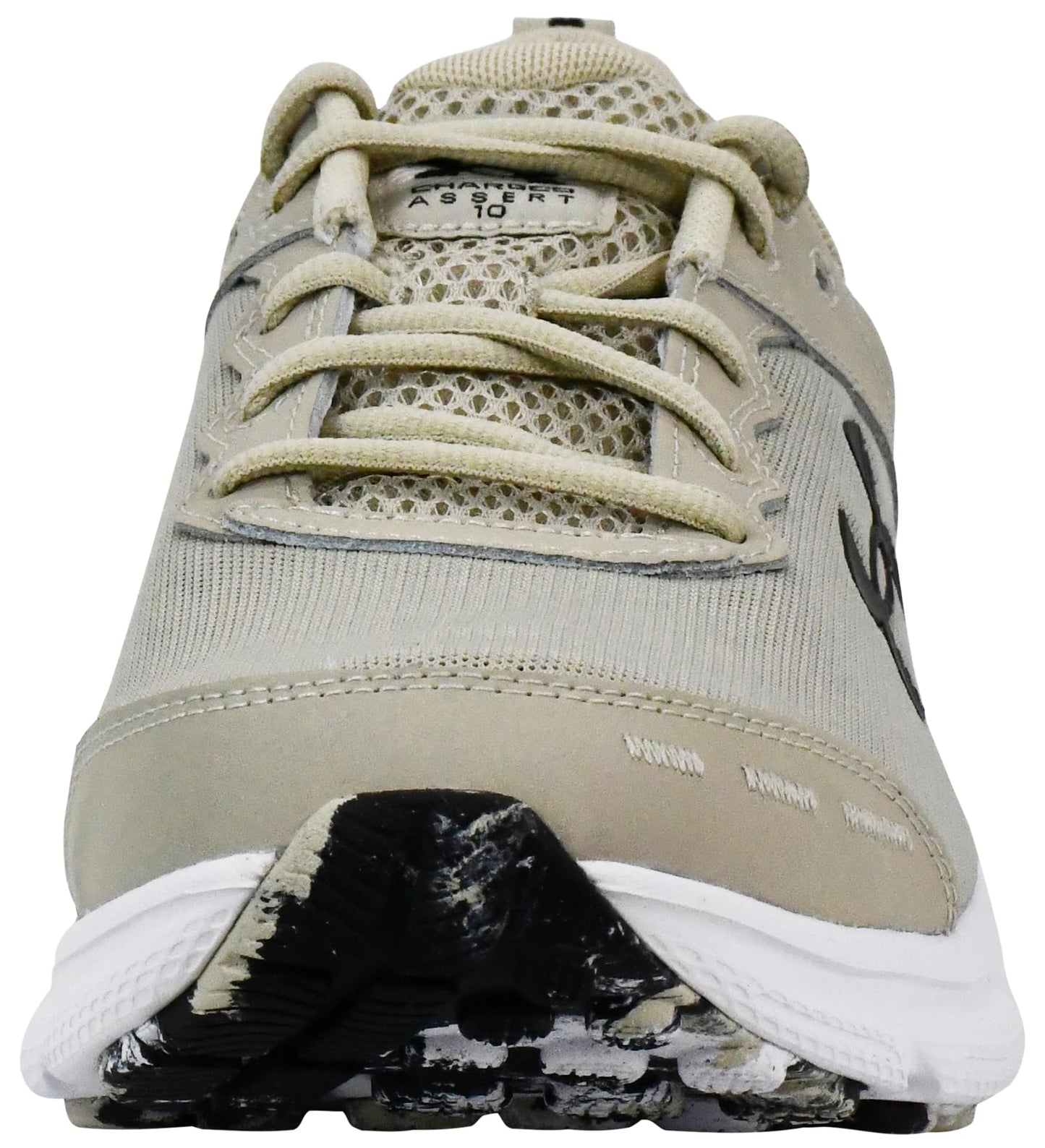 Under Armour Men's Charged Assert 10DISC, (289) Khaki Base/Khaki Base/Black, 5, US