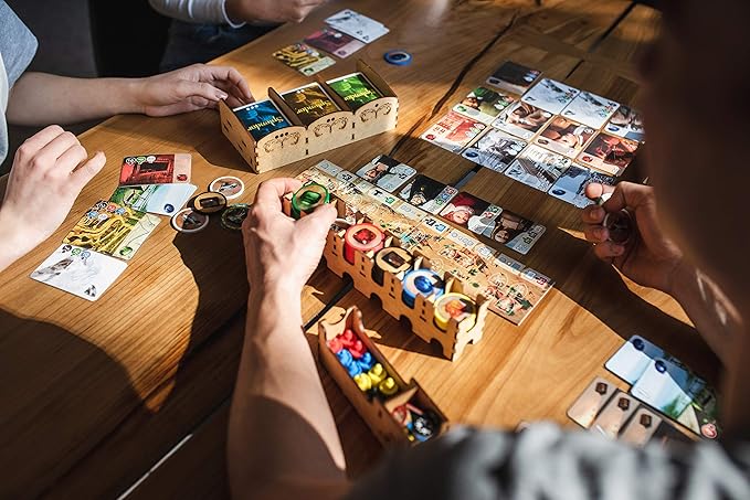 TowerRex Organizer for Splendor Board Game and Cities of Splendor Expansion Storage Insert Accessories Upgrade