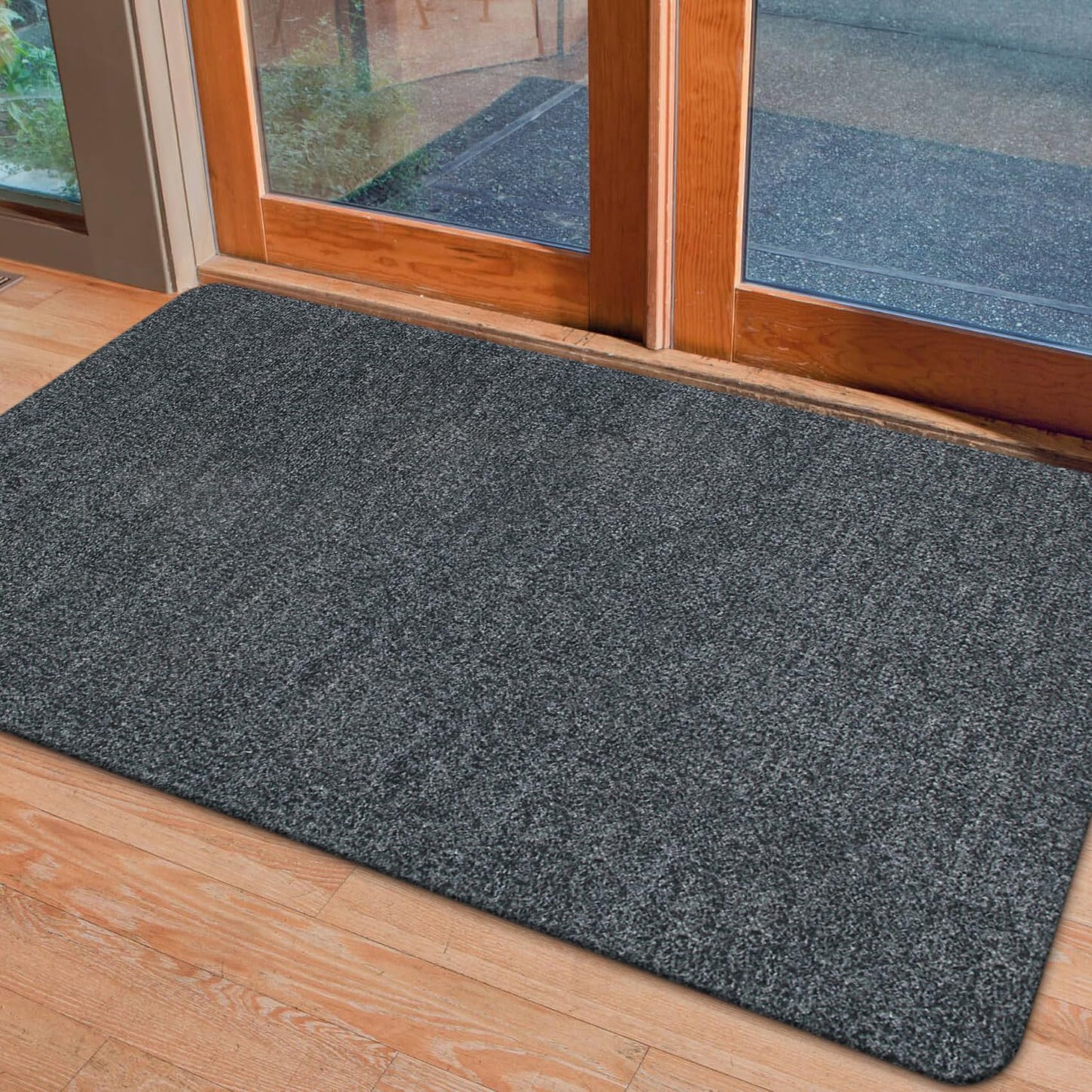 Neiza Front Door Mat Indoor and Outdoor, Non-Slip Low Profile Doormat 60"x35", Thin Yet Super Water, Quick-Drying, Dirt Resistant,No Shedding Doormats for Entrances, Garage, Pets,Hotel,Office